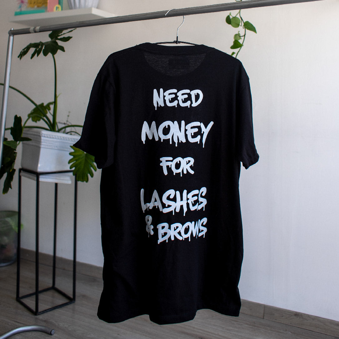 T Shirt "Need Money" - Negro